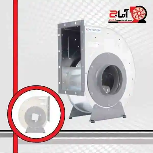 فن سانتریفیوژ یکطرفه بکوارد دمنده 12*40