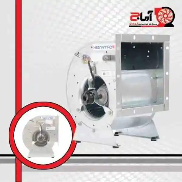 هواکش سانتریفیوژ دوطرفه فوروارد دمنده 38*38