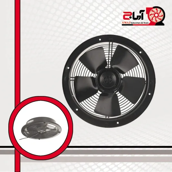 هواکش صنعتی دمنده مدل VIF-25V2S تک‌ فاز