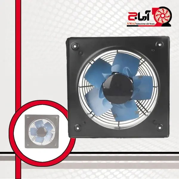 هواکش صنعتی سبک فلزی دمنده ۵۰ سانت مدل VID-50D4S