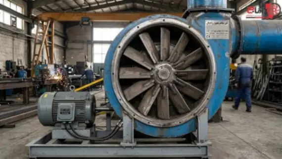 هواکش سانتریفیوژ با پره شعاعی (Radial Blade)