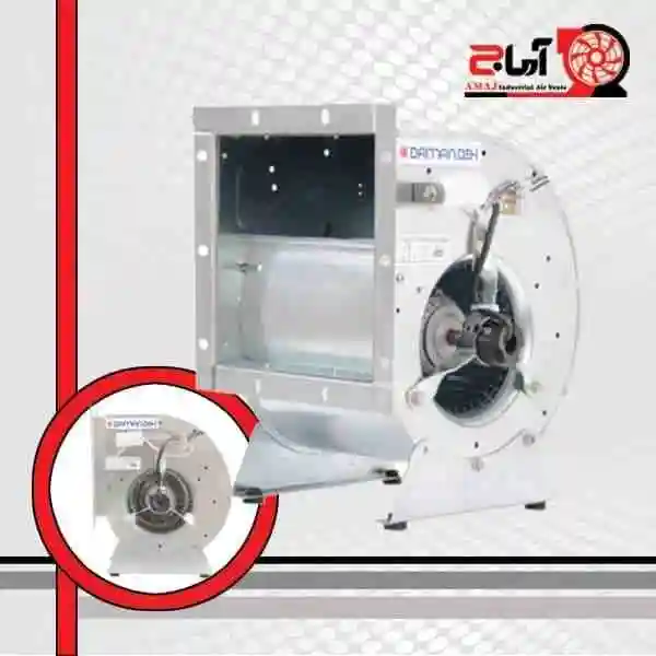 هواکش سانتریفیوژ دوطرفه فوروارد دمنده 38*38