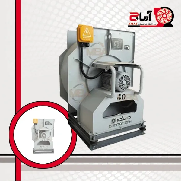 فن سانتریفیوژ بکوارد دمنده مدل BIB40.12.DN60.4T(سه فاز)