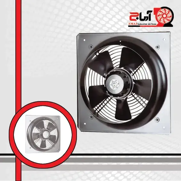  هواکش صنعتی آکسیال طرح آلمان دمنده مدل VIF25V4S 