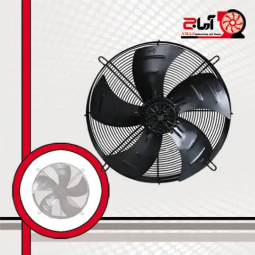 هواکش صنعتی زیلابگ مدل FTP4E450S سایز ۴۵ سانتی متر